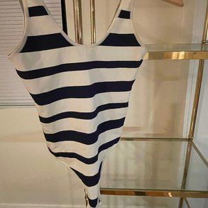 Ralph Lauren Collection Nautical Scoop-neck Bodysuit